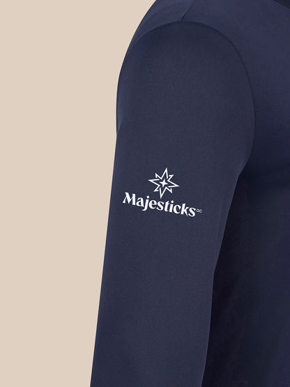 Majesticks ¼ Zip Top – Navy