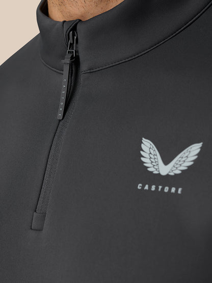 Golf Club Classic 1/4 Zip Top - Gunmetal