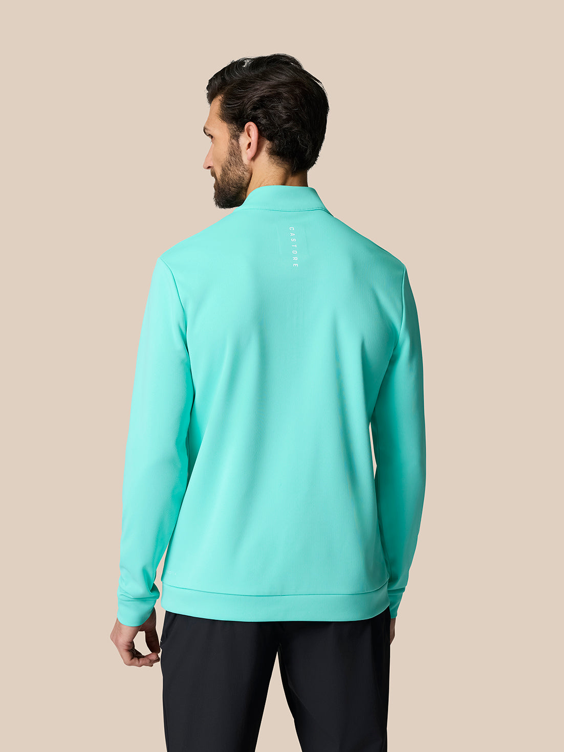 Golf Club Classic 1/4 Zip Top - Light Aqua - Light Aqua