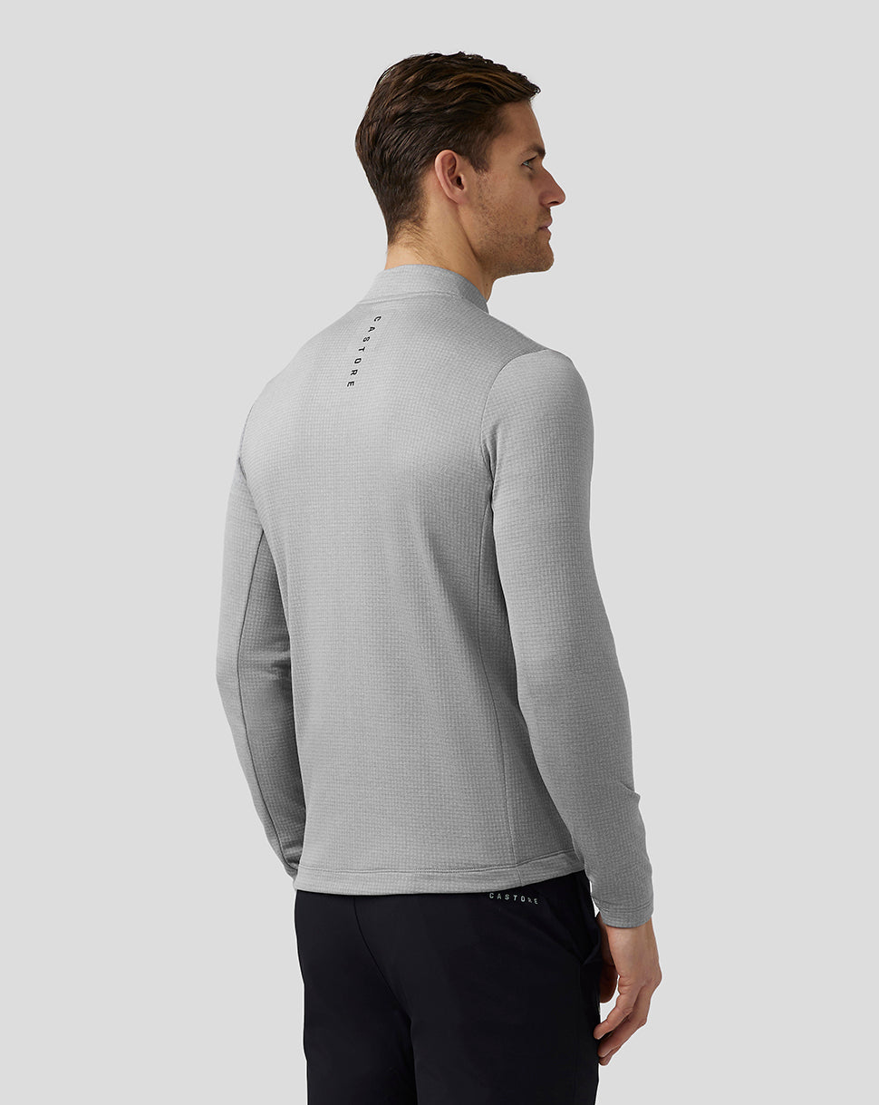 Men’S Golf Pinnacle Tech Half Zip Top - Steel