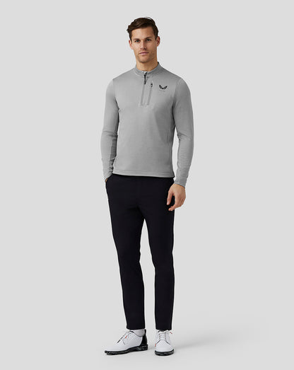 Men’S Golf Pinnacle Tech Half Zip Top - Steel