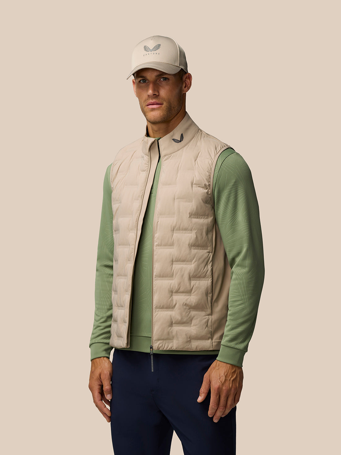 Chaleco Golf Pinnacle – Champiñón - Mushroom