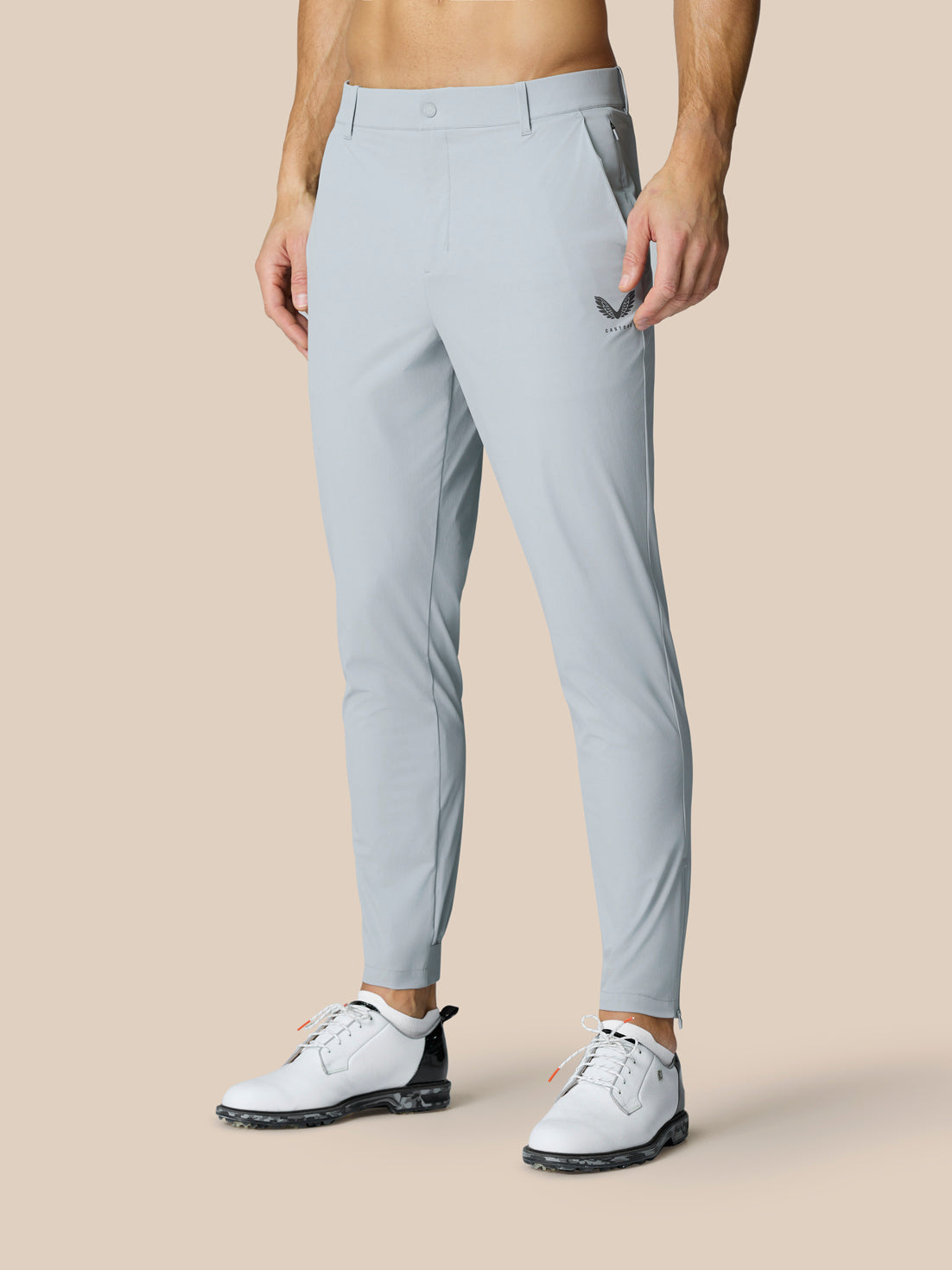 Golf Pinnacle Trousers 32" Leg - Mid Grey