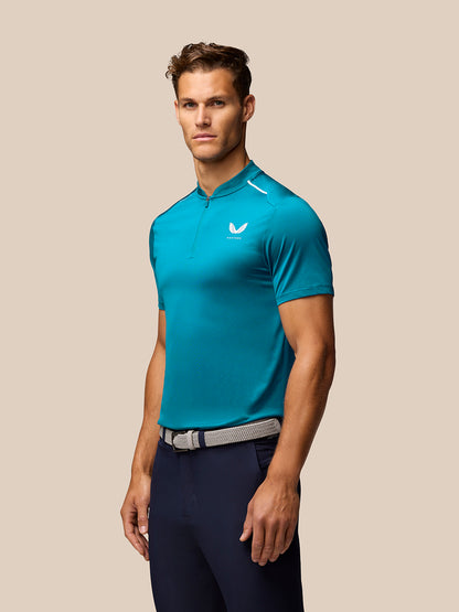 Pinnacle Golf Varsity Polo - Dark Green