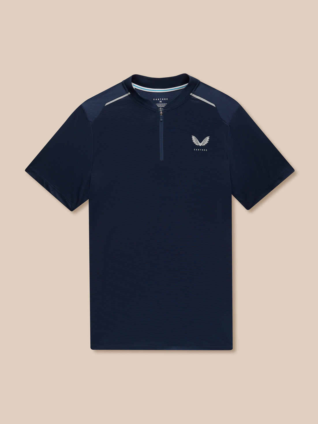 Men’S Golf Short Sleeve Pinnacle Varsity Polo Shirt – Midnight Navy