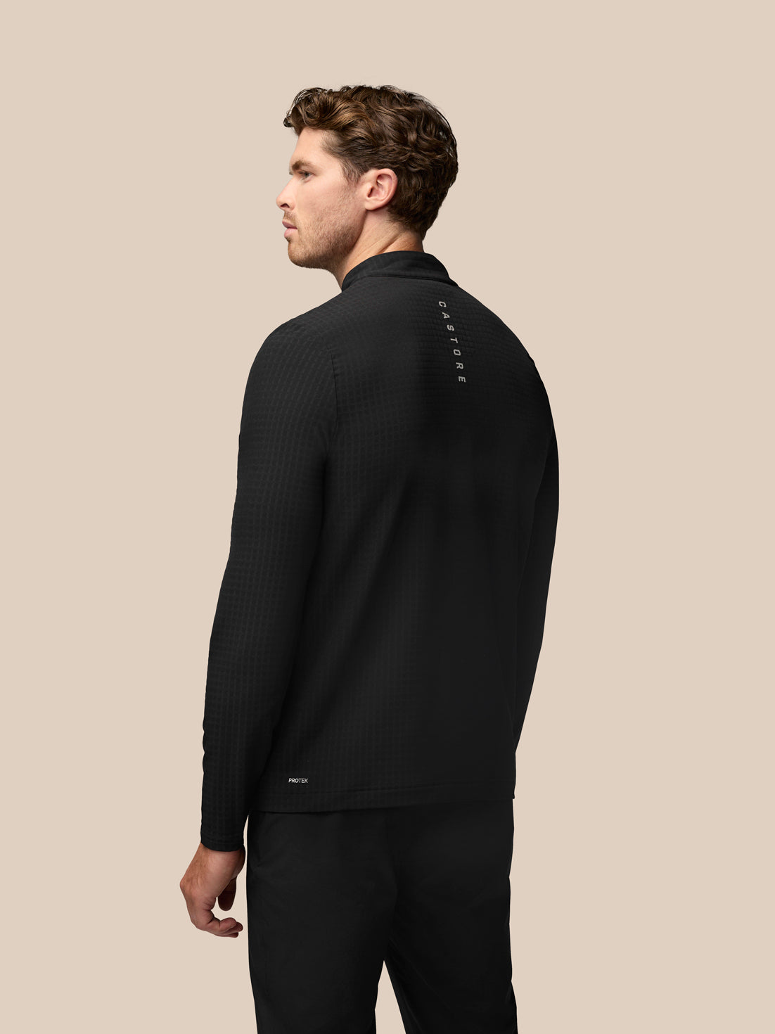 Golf 1/2 Zip Top - Zwart - Zwart