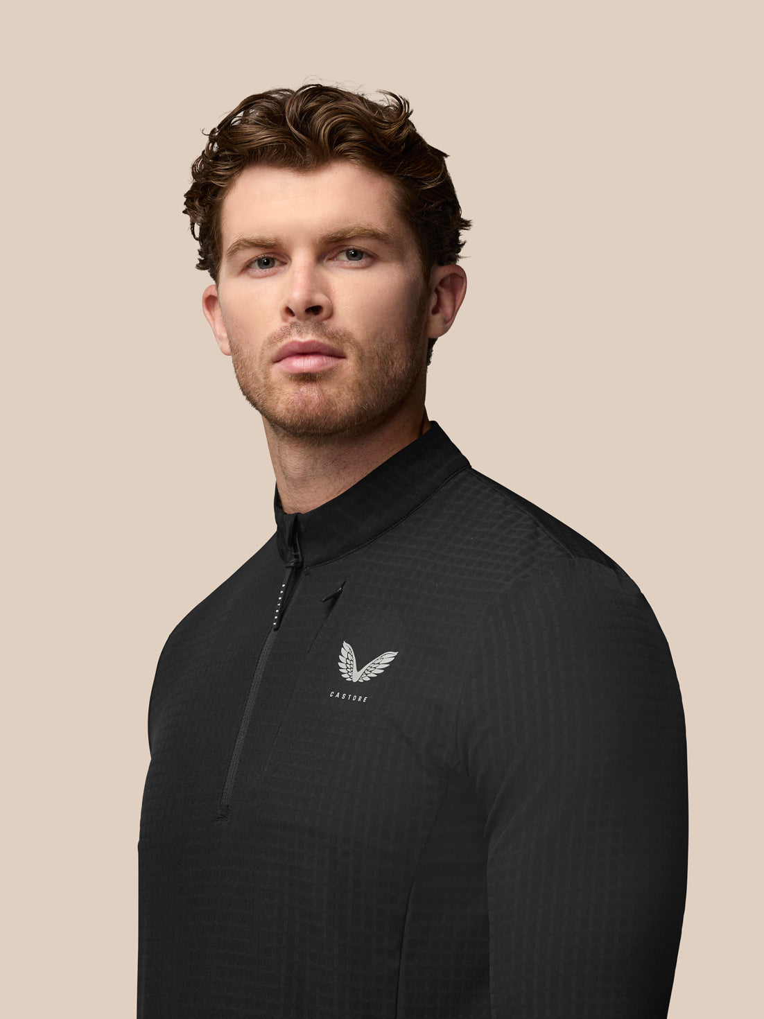 Golf 1/2 Zip Top - Zwart - Zwart