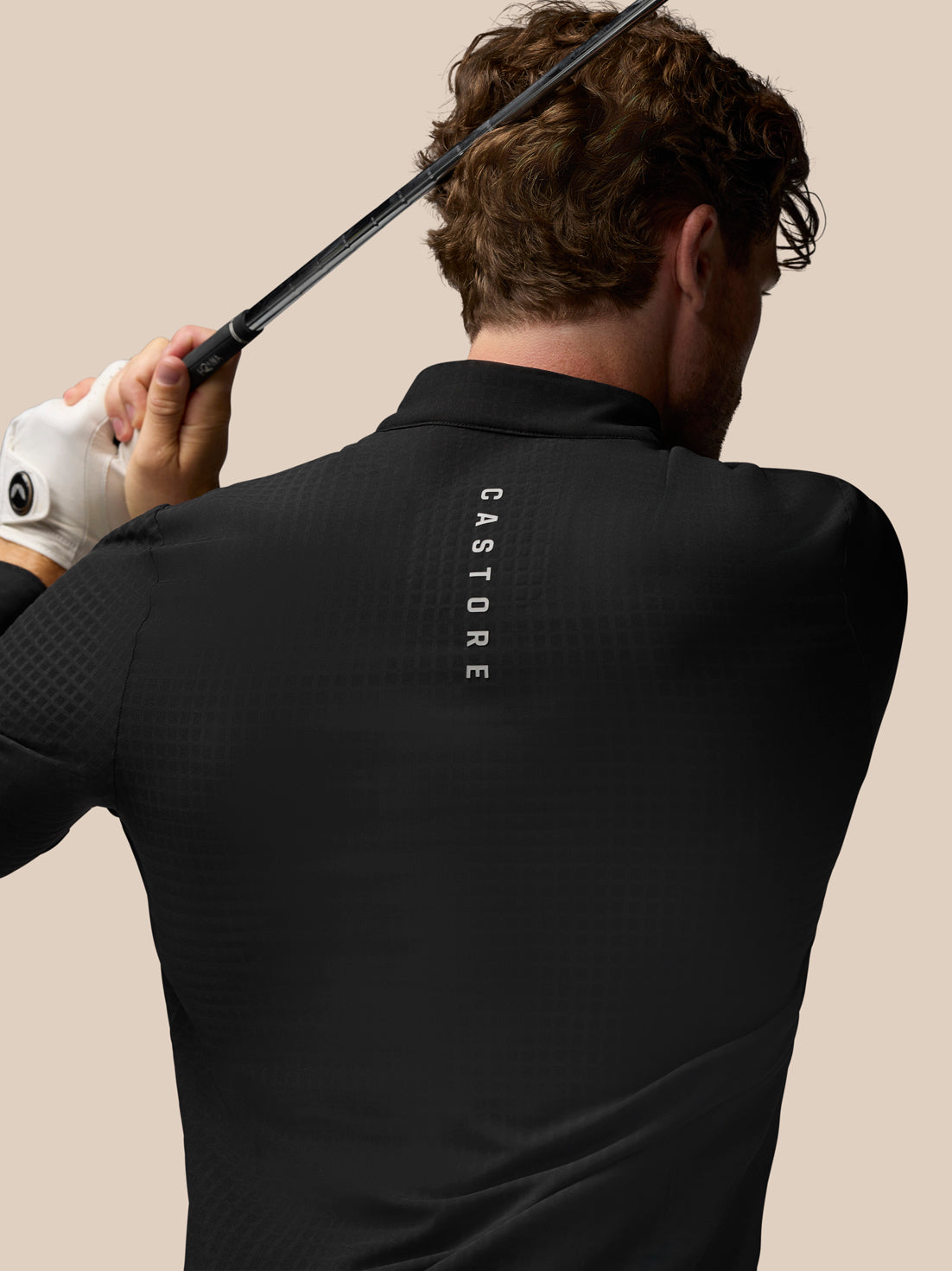 Golf 1/2 Zip Top - Zwart - Zwart