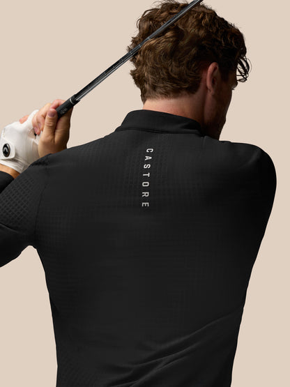 Golf 1/2 Zip Top - Black