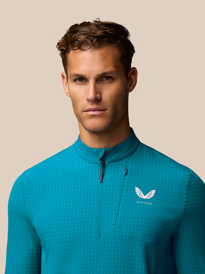 Golf 1/2 Zip Top - Blue