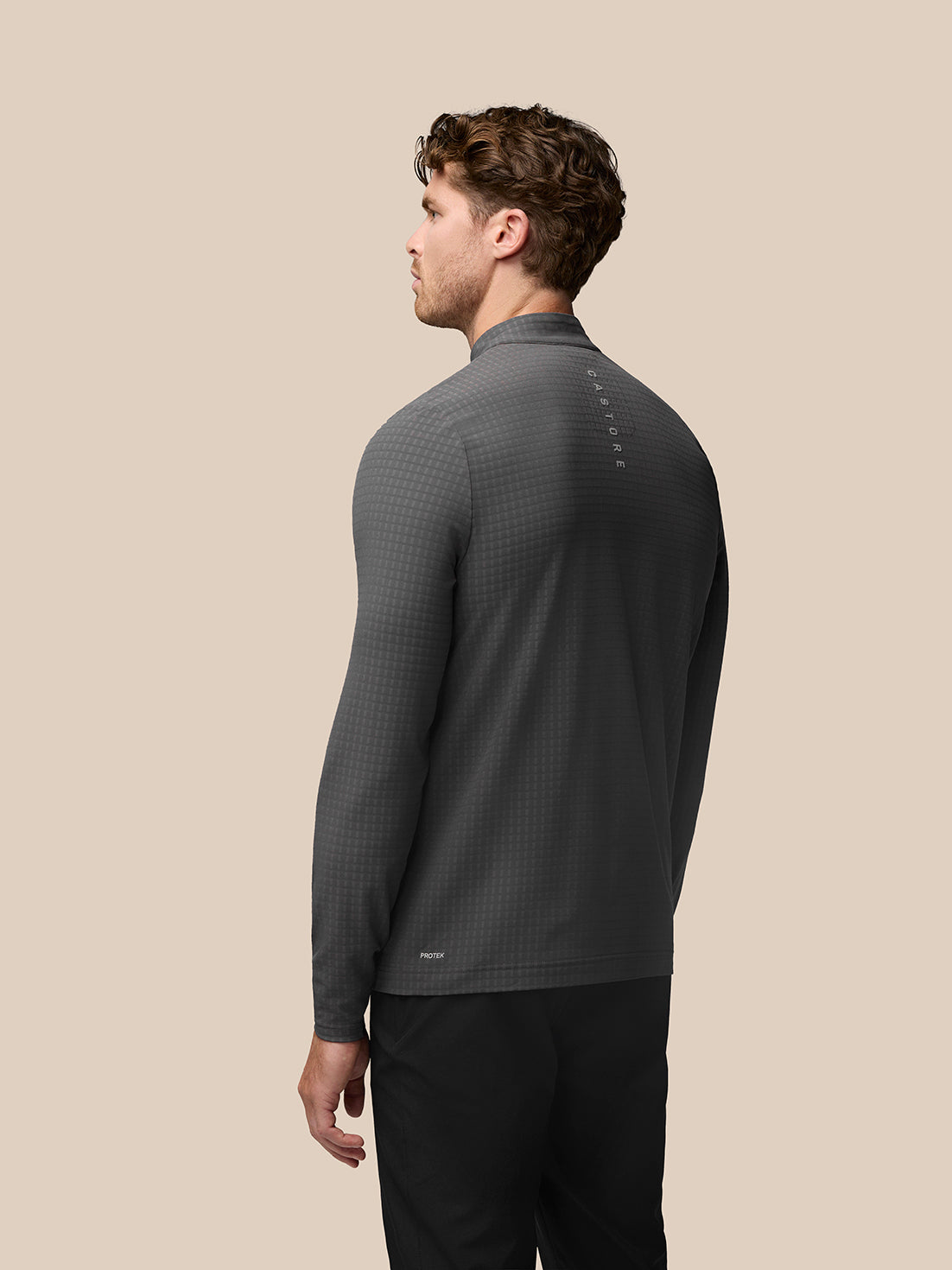 Golf Top de media cremallera - Gris - Gunmetal