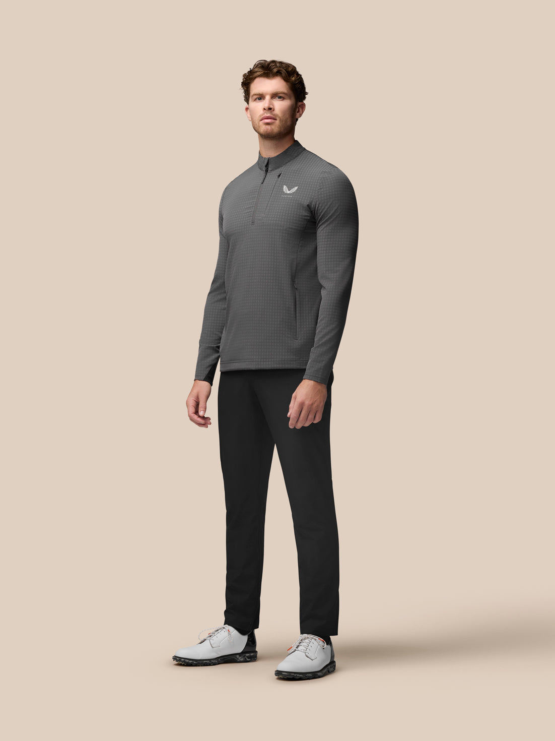 Golf 1/2 Zip Top - Grey