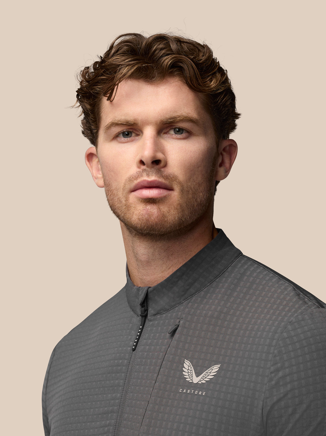 Golf Top de media cremallera - Gris - Gunmetal
