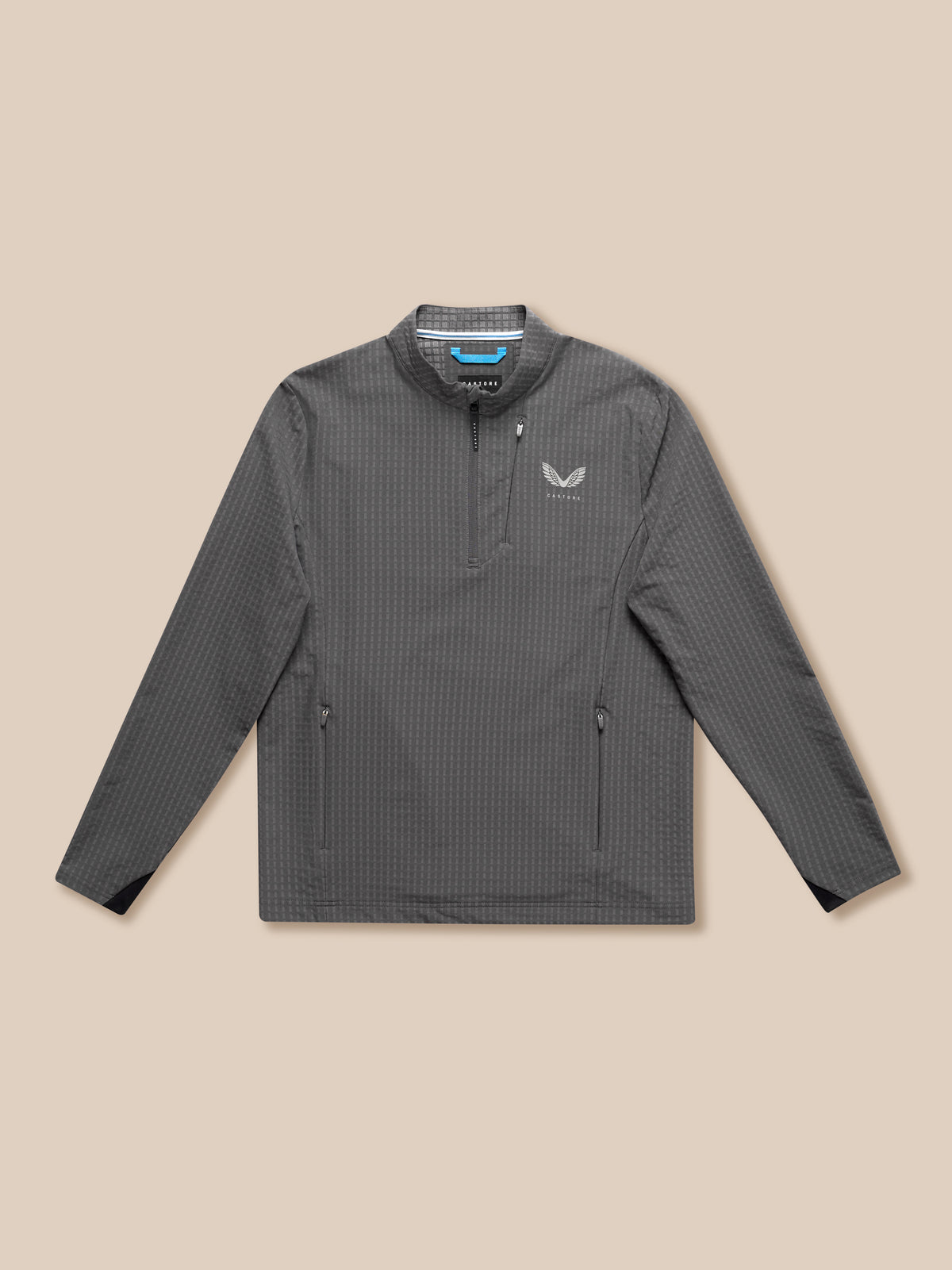 Golf Top de media cremallera - Gris - Gunmetal