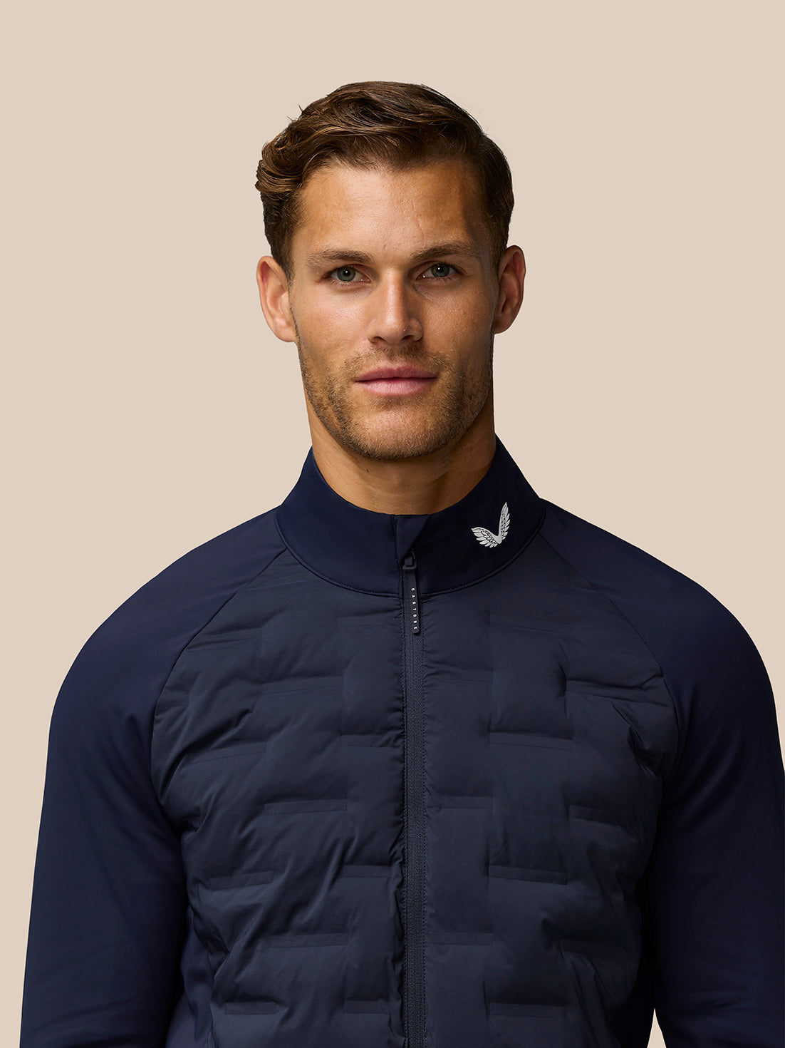 Golf Pinnacle Jacke – Mitternachtsblau - Midnight Navy/Weiss