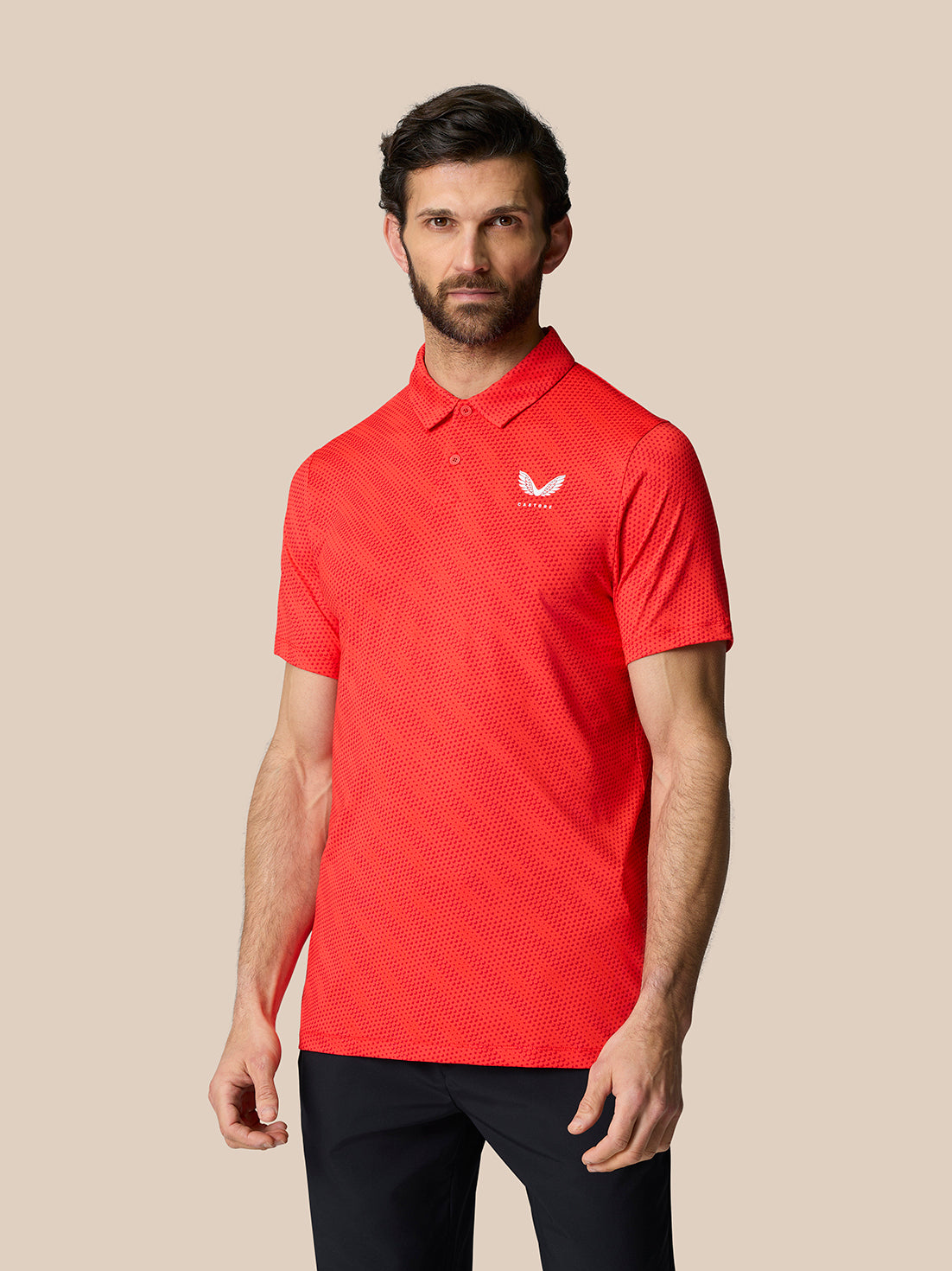 Polo Club Gráfico – Rojo amapola - Poppy Red