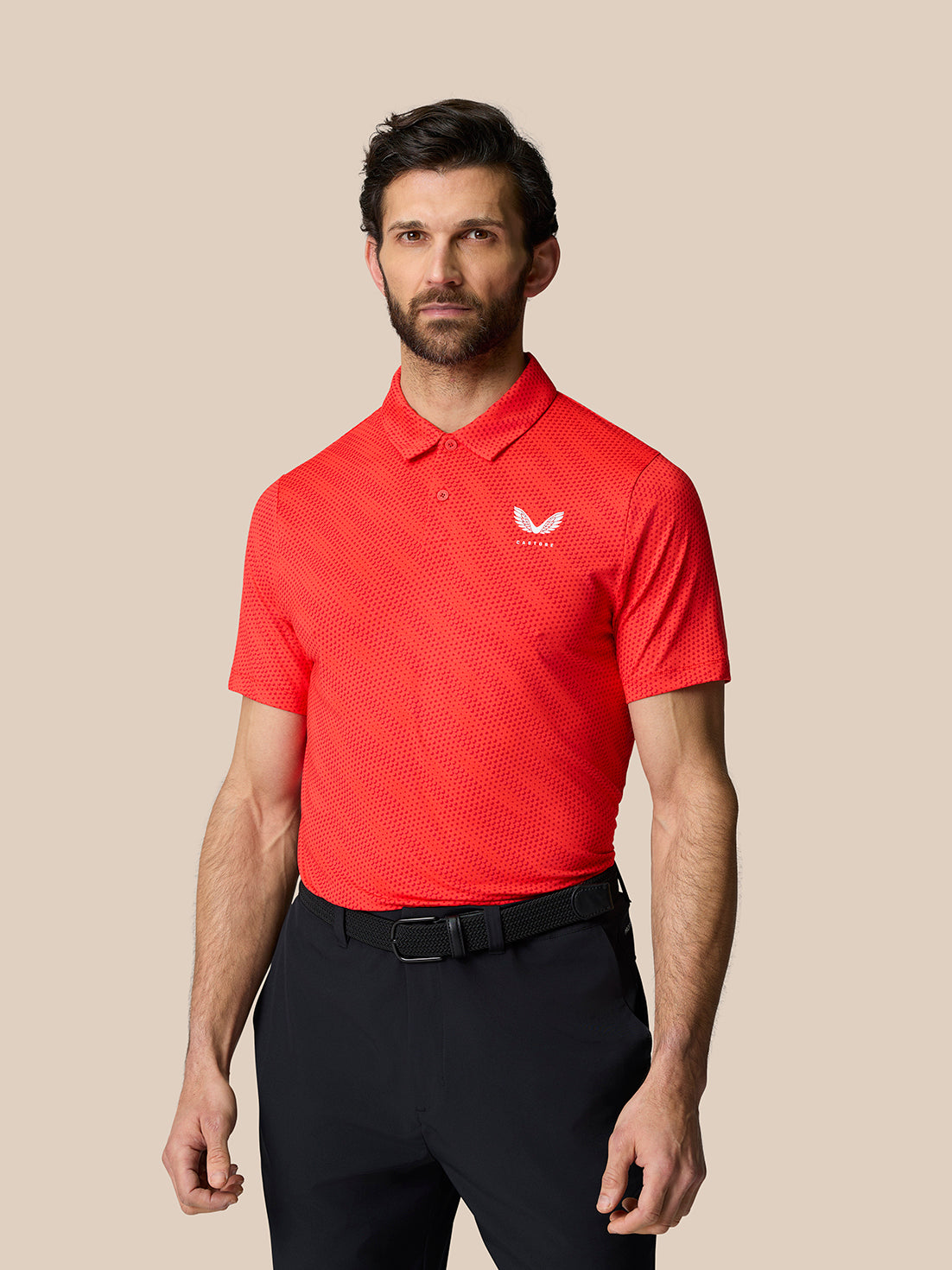 Polo Club Gráfico – Rojo amapola - Poppy Red