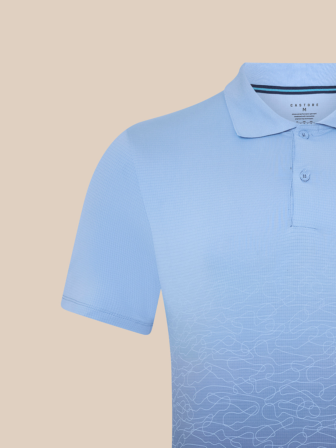 Majesticks Golf Polo – Sky Blue