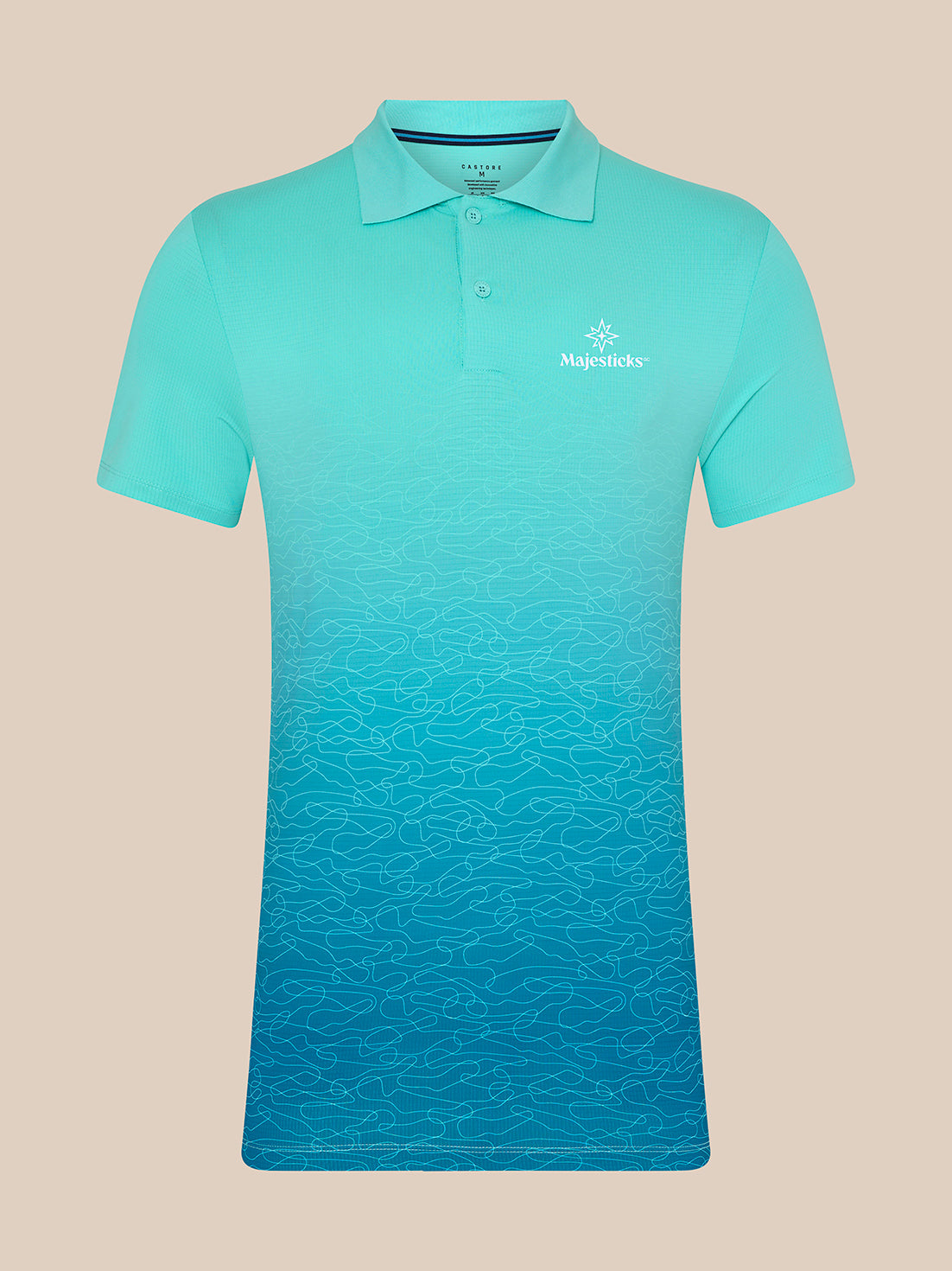 Majesticks Golf Polo – Light Aqua