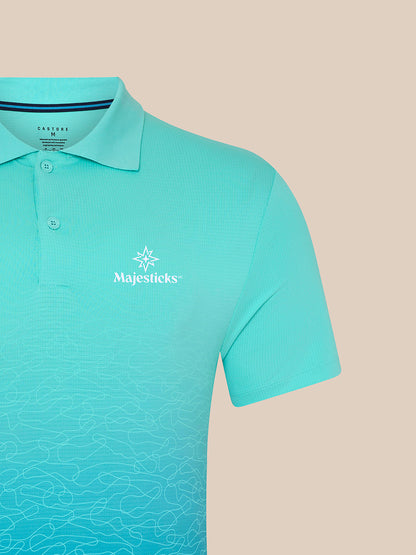 Majesticks Golf Polo – Light Aqua