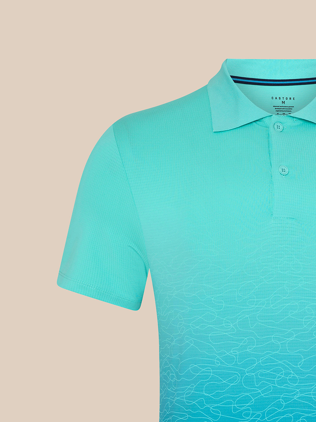 Majesticks Golf Polo – Light Aqua