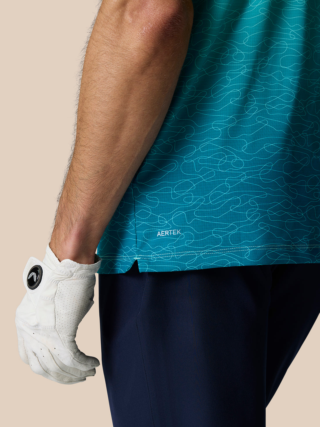 Club Graphic Polo - Light Aqua