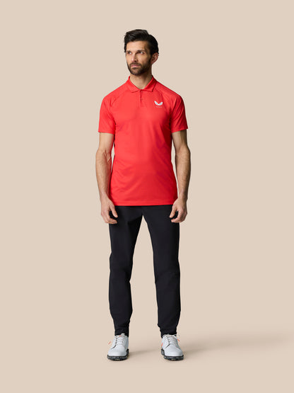 Club Graphic Polo - Poppy Red