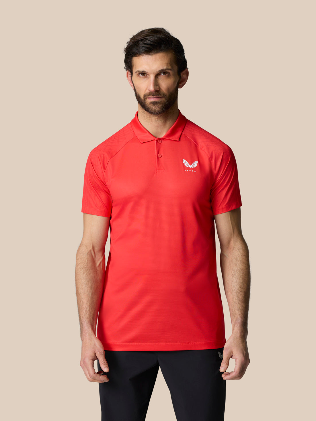 Club Graphic Polo - Poppy Red