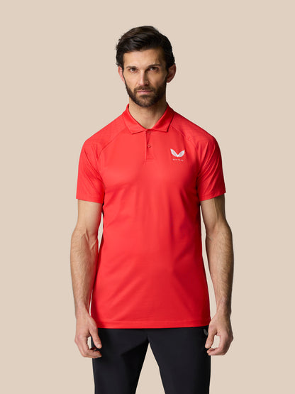 Club Graphic Polo - Poppy Red