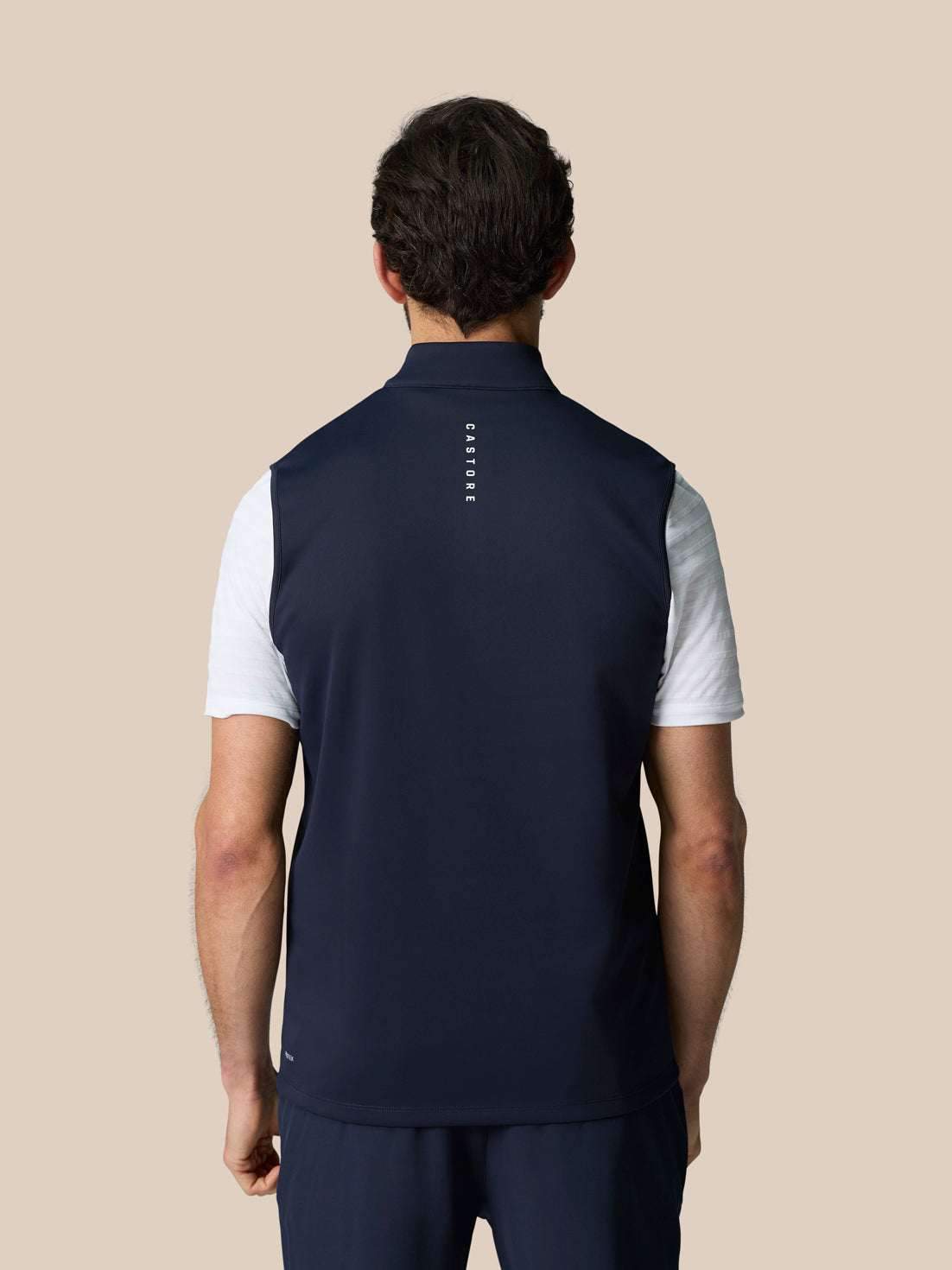 Club 1/2 Zip Weste – Marineblau - Midnight Navy