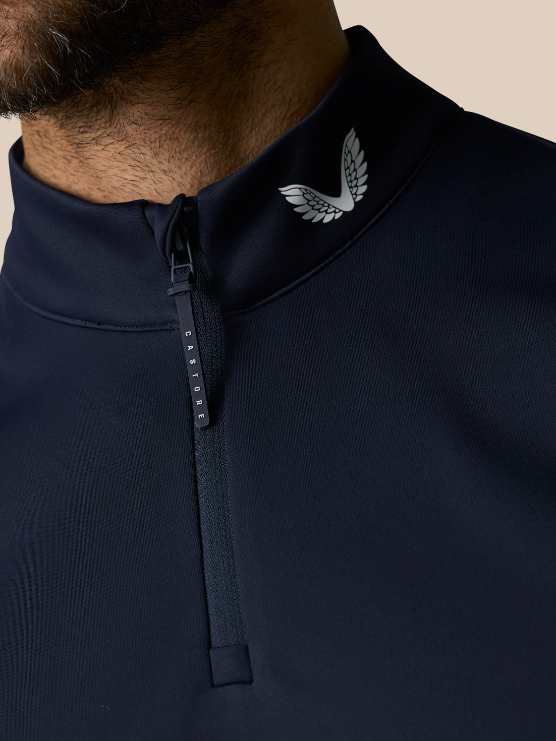 Club 1/2 Zip Weste – Marineblau - Midnight Navy