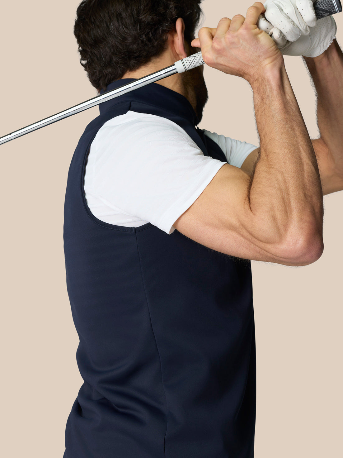 Club 1/2 Zip Weste – Marineblau - Midnight Navy