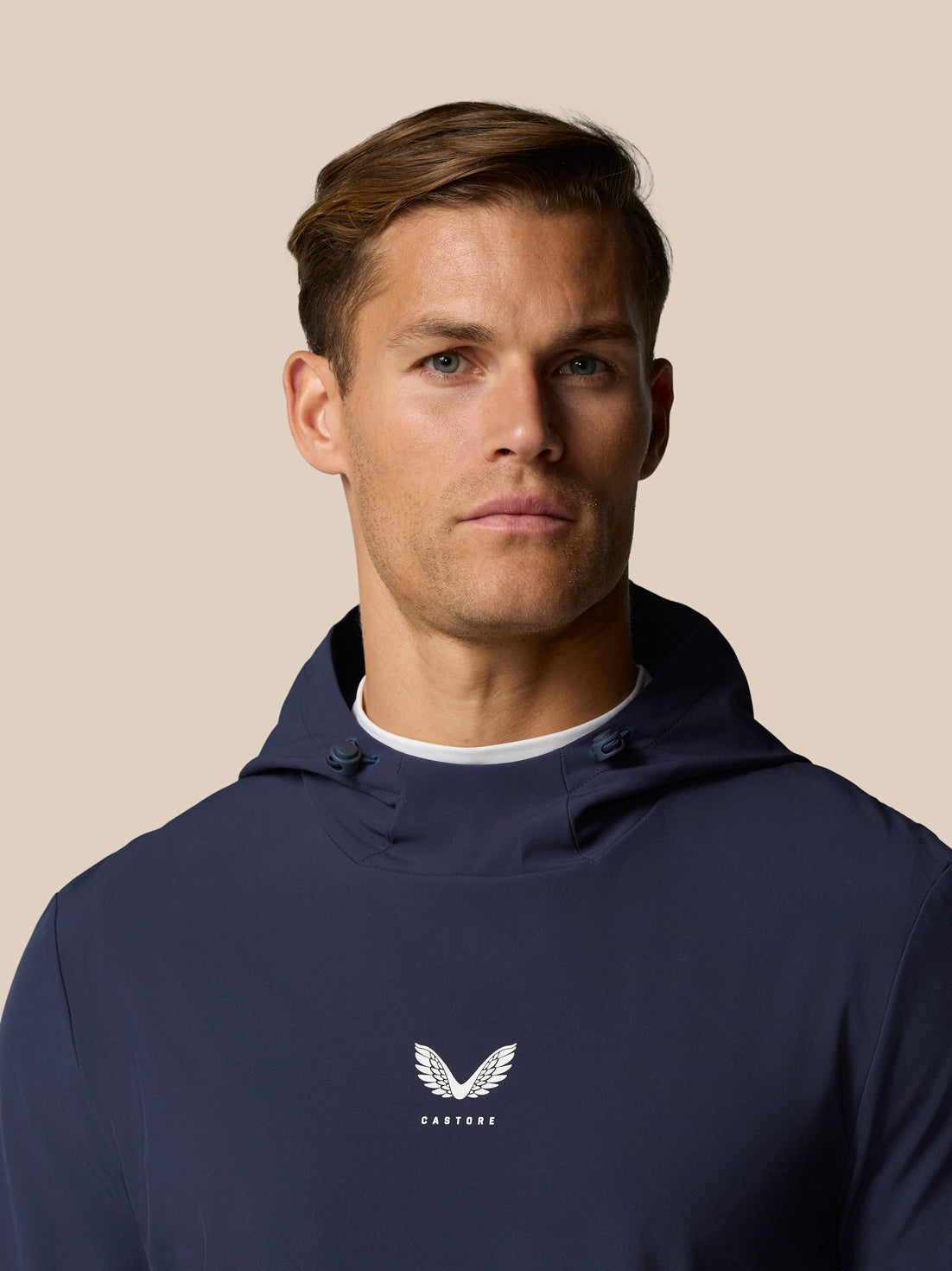 Golf Pinnacle Performance Hoodie - Midnight Navy - Midnight Navy/White