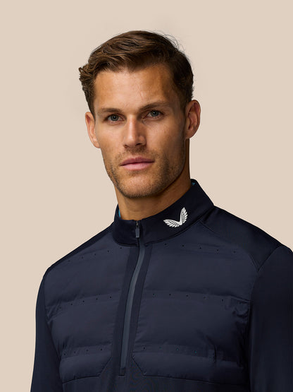 Golf Pinnacle LVS Hybrid 1/2 Zip Top - Midnight Navy