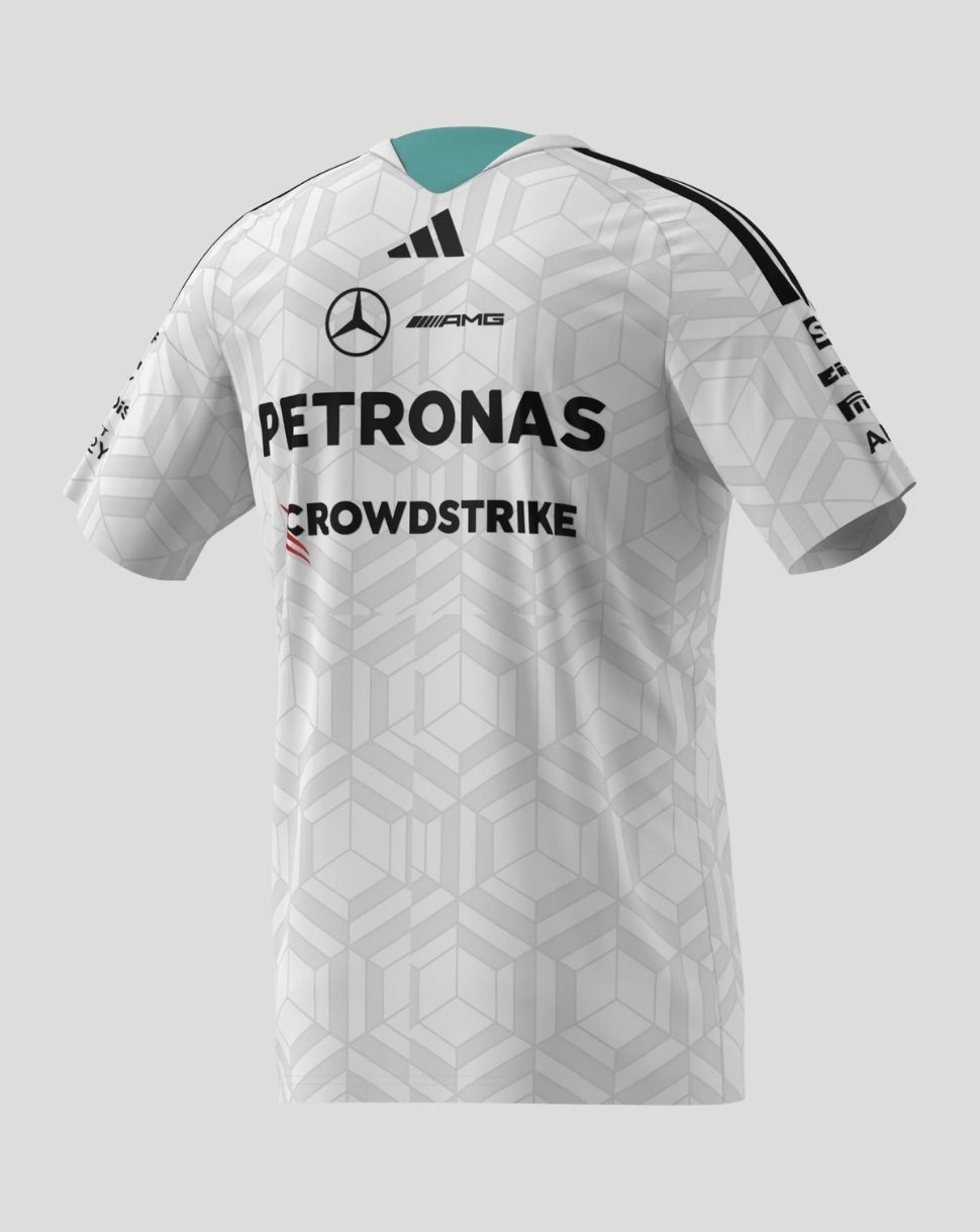 Mercedes AMG Petronas F1 Team Herren Driver T-Shirt – Weiss - Weiss