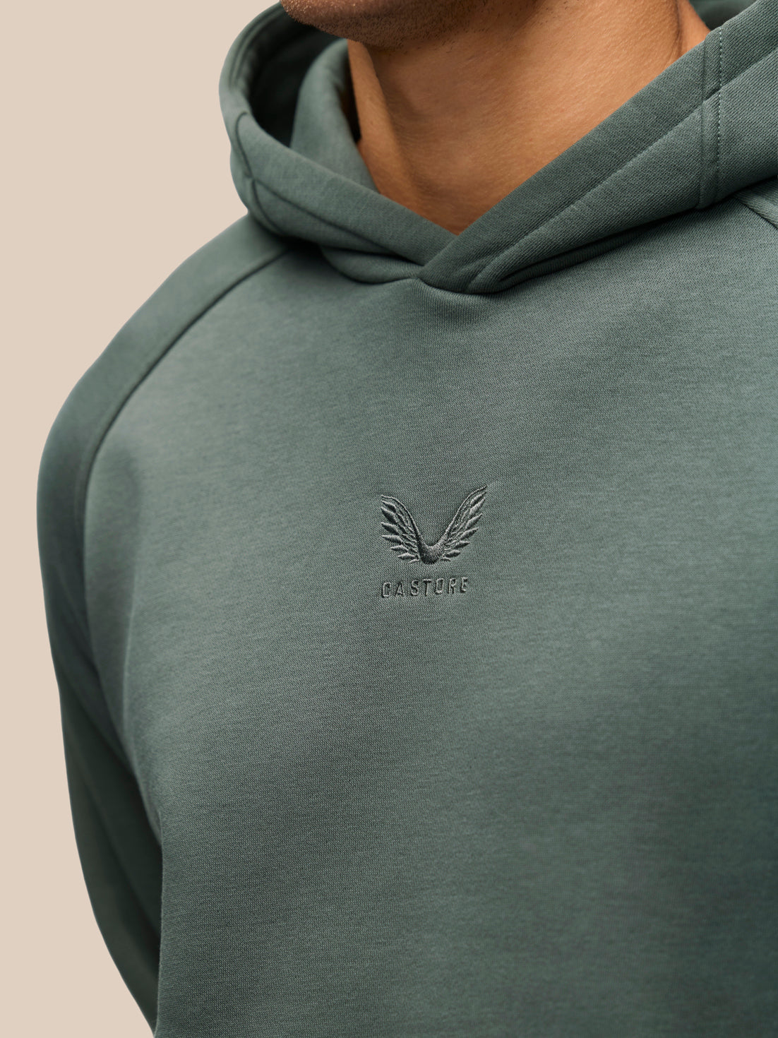 Herren Adapt Oversized Fit Langarm-Hoodie – Dunkelgrün - Dunkelgrün
