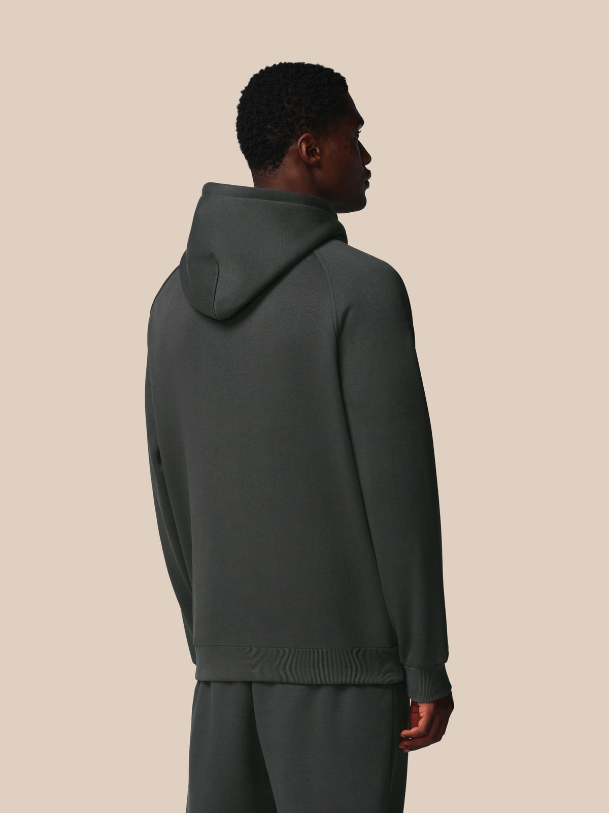 Herren Adapt Langarm Cotton Fleece Hoodie – Gunmetal - Gunmetal