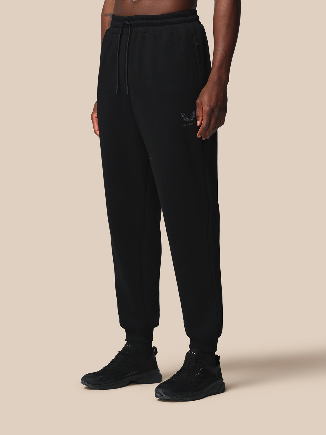 Men’s Adapt Cotton Fleece Joggers - Black - Black