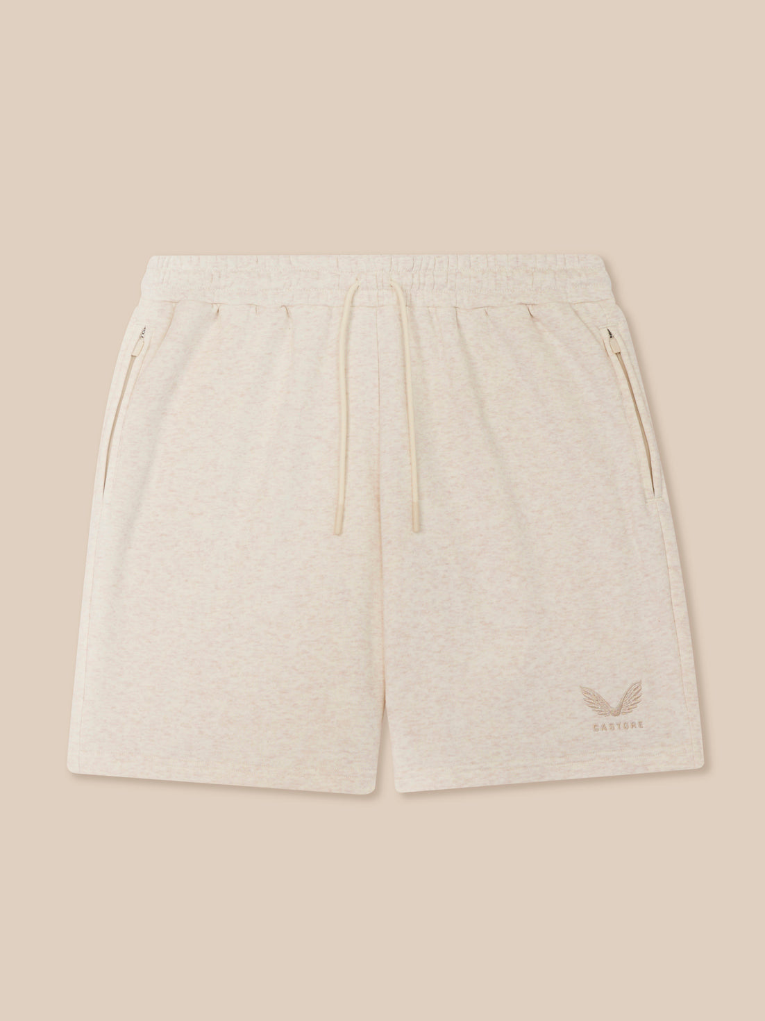 Herren Adapt Cotton Fleece Shorts – Creme - Creme
