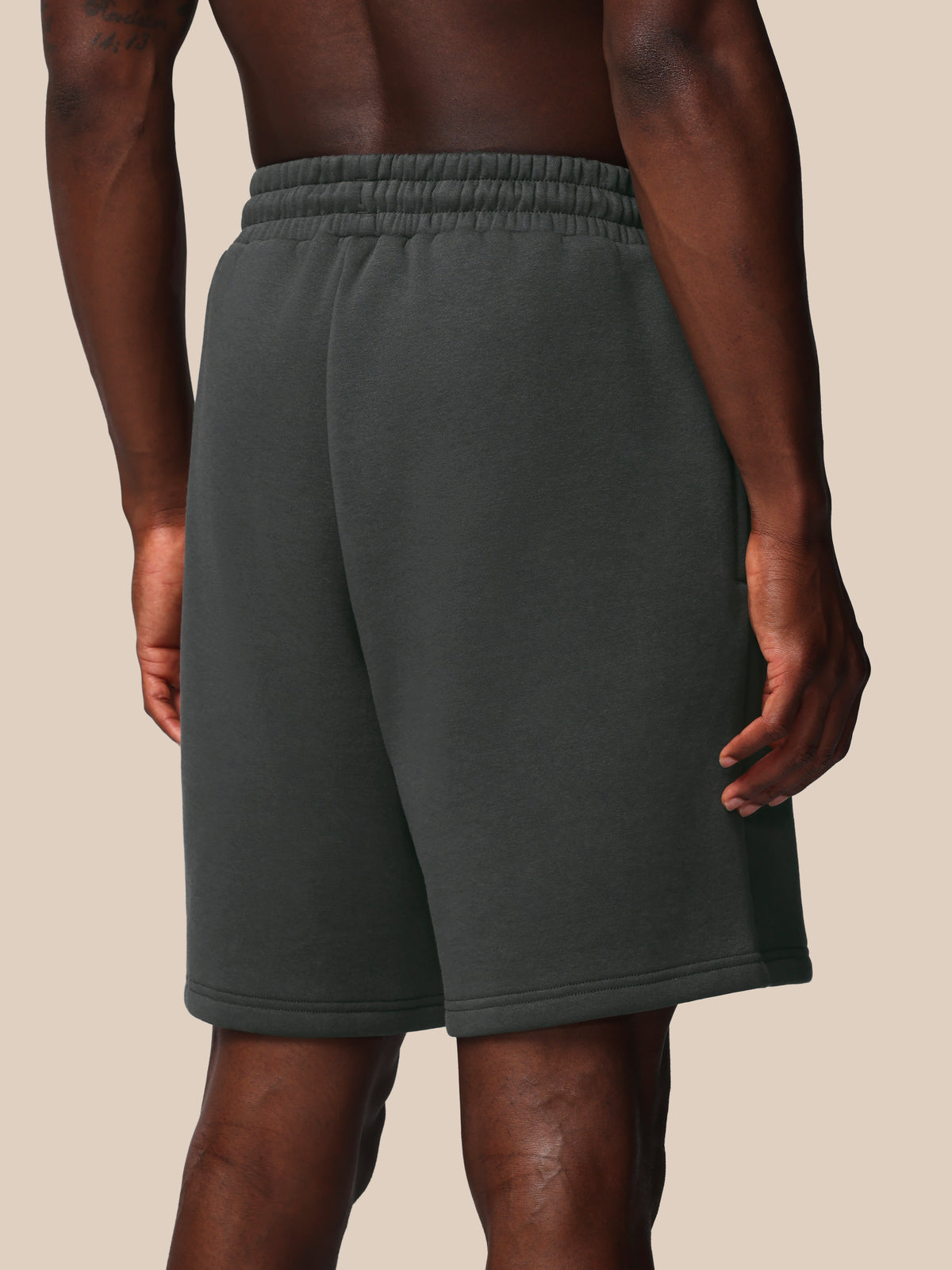 Heren Adapt Cotton Fleece Short – Gunmetal - Gunmetal