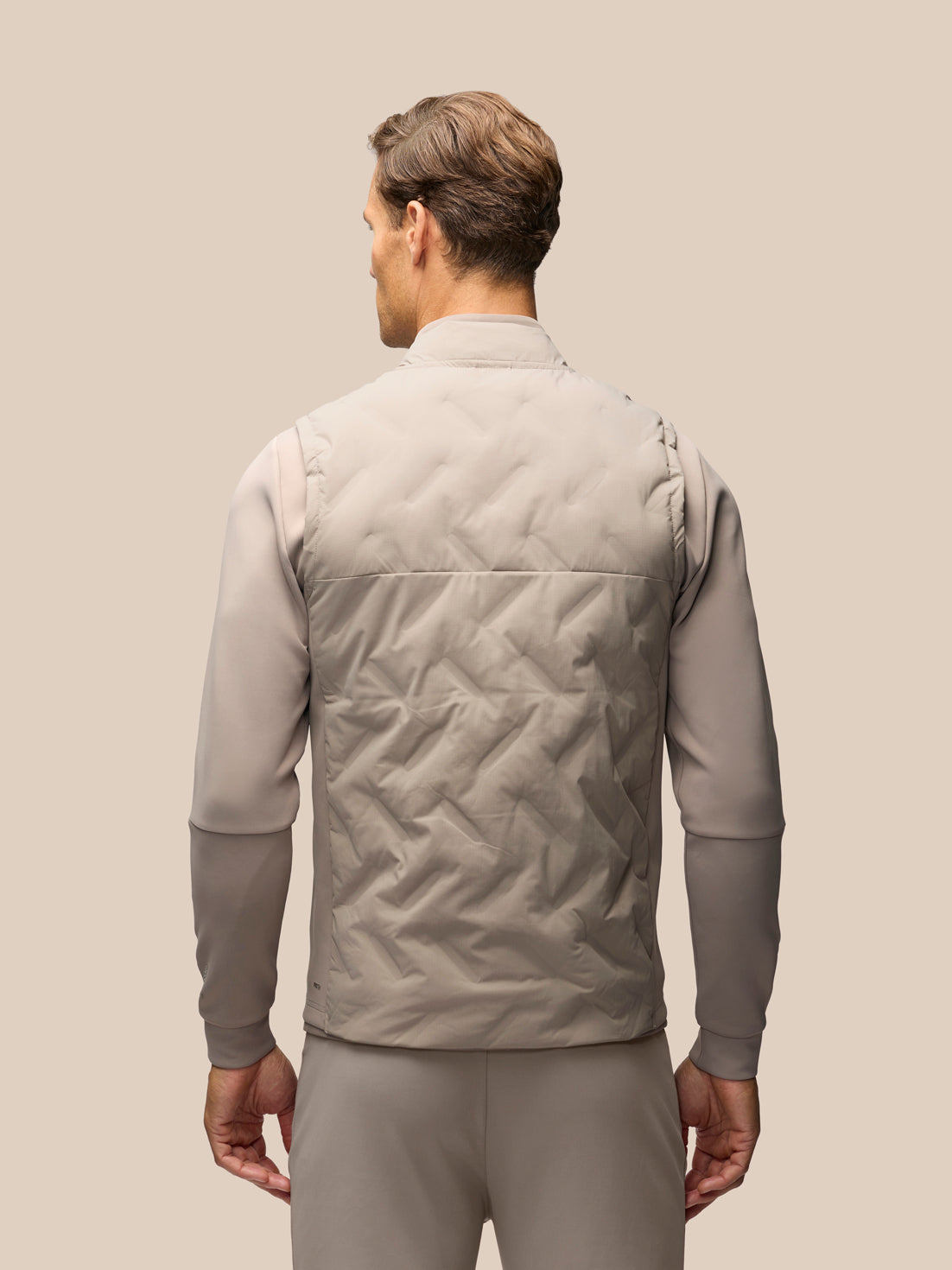 Heren Flex Hybrid Bodywarmer – Taupe - Taupe