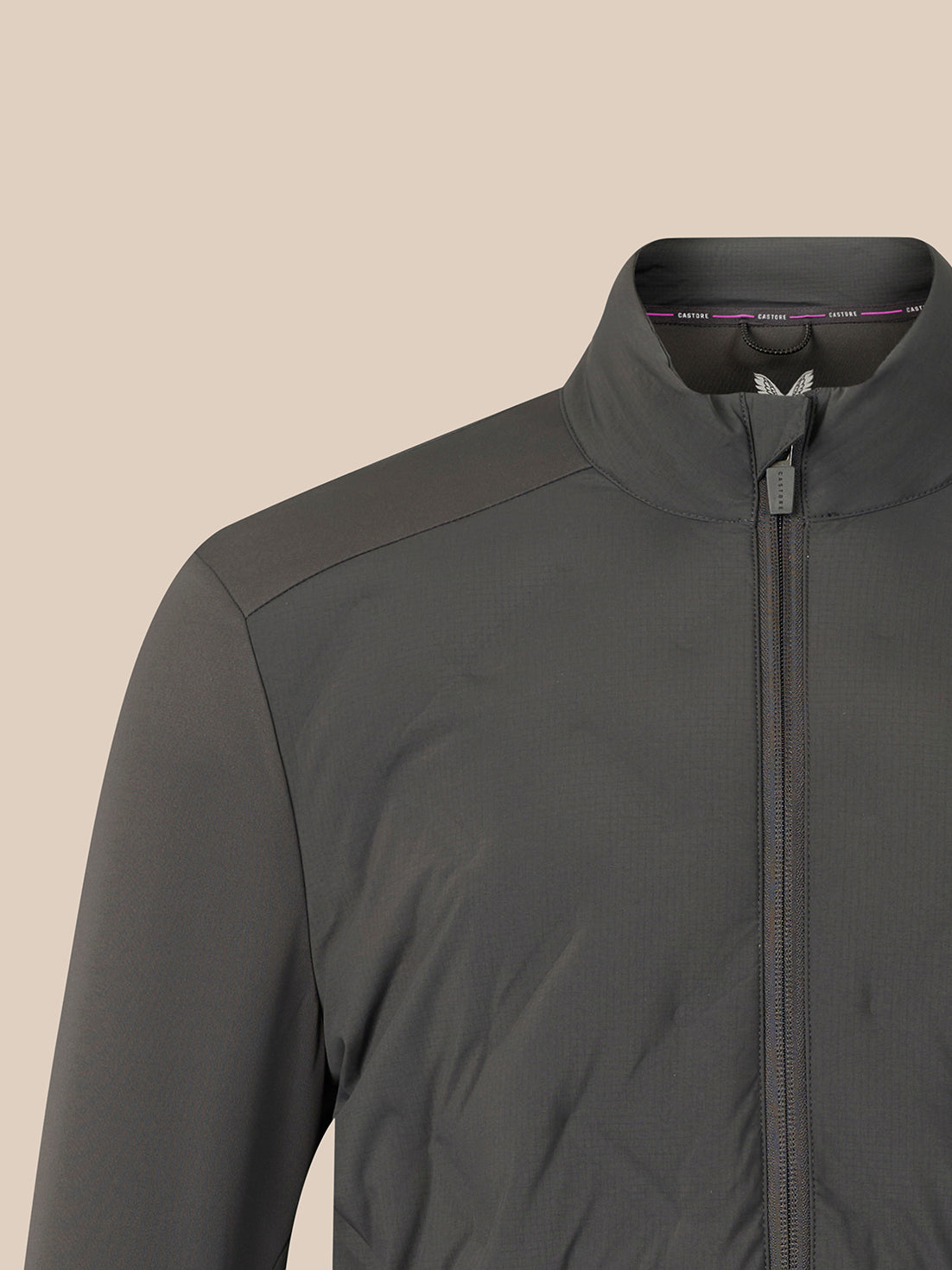 Herren Flex Langarm Hybrid-Jacke – Grau - Gunmetal