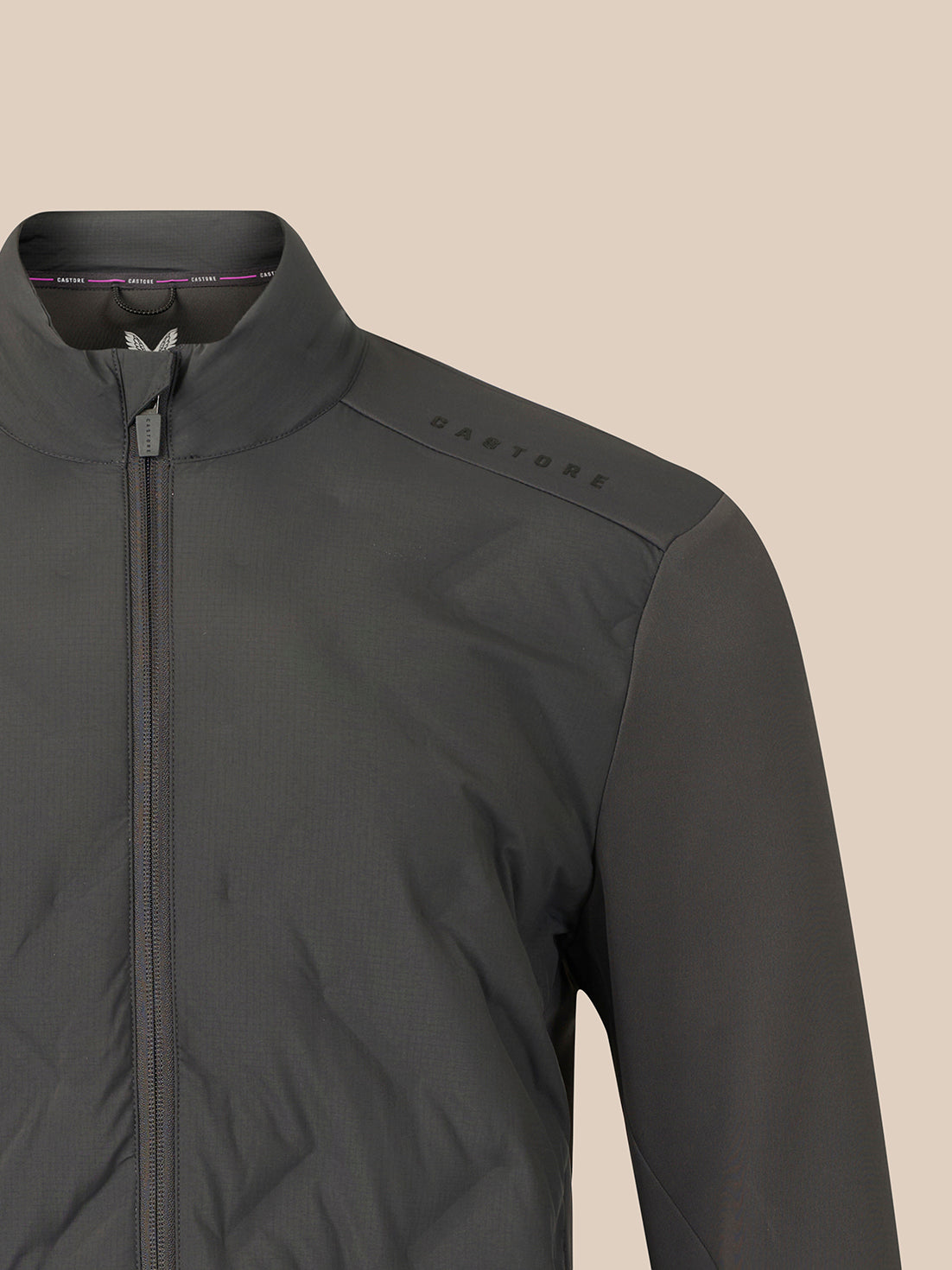 Herren Flex Langarm Hybrid-Jacke – Grau - Gunmetal