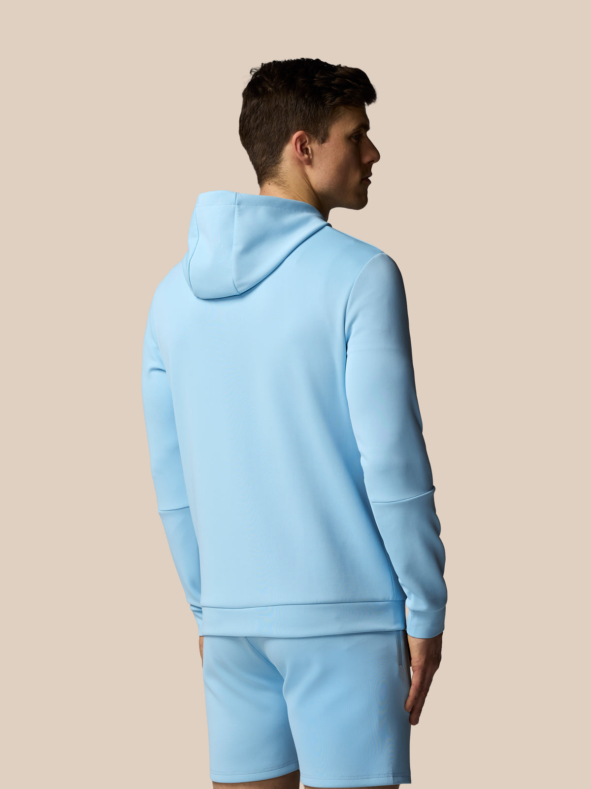 Men’s Flex Long Sleeve Hoodie -  Blue - Blue