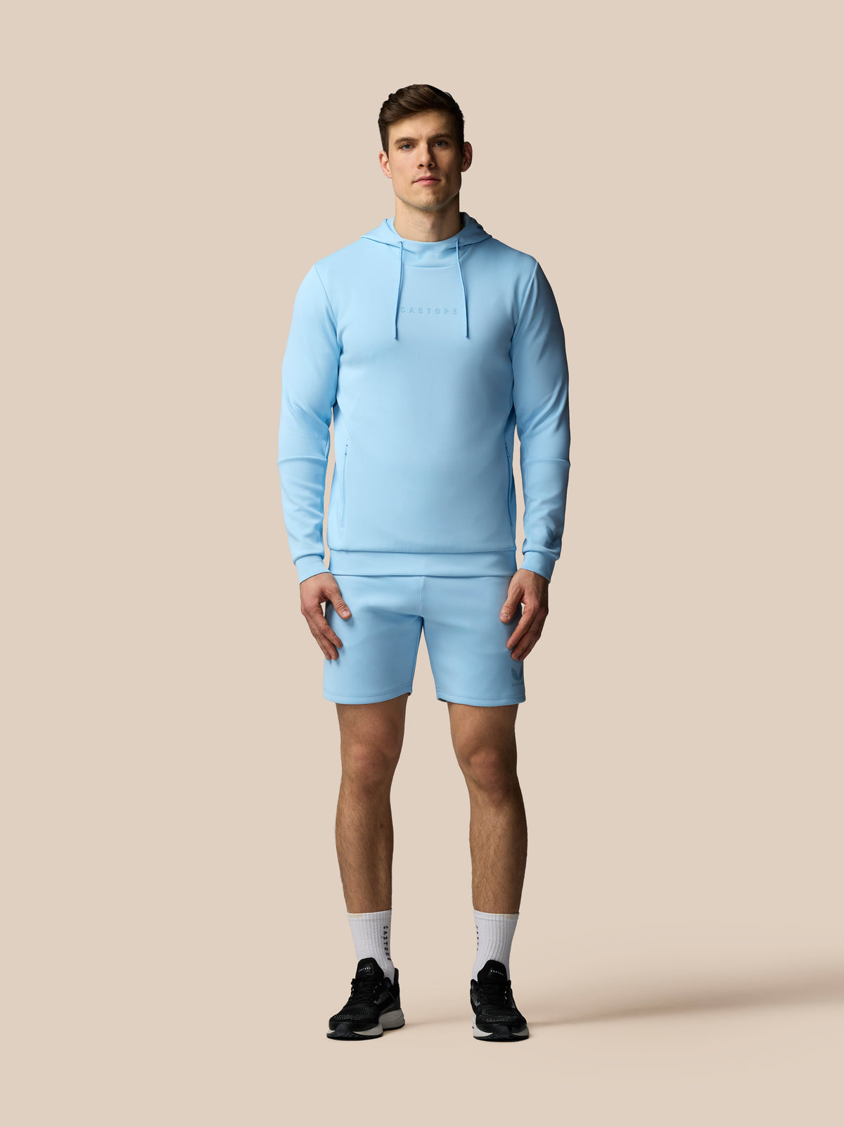 Men’s Flex Long Sleeve Hoodie -  Blue - Blue