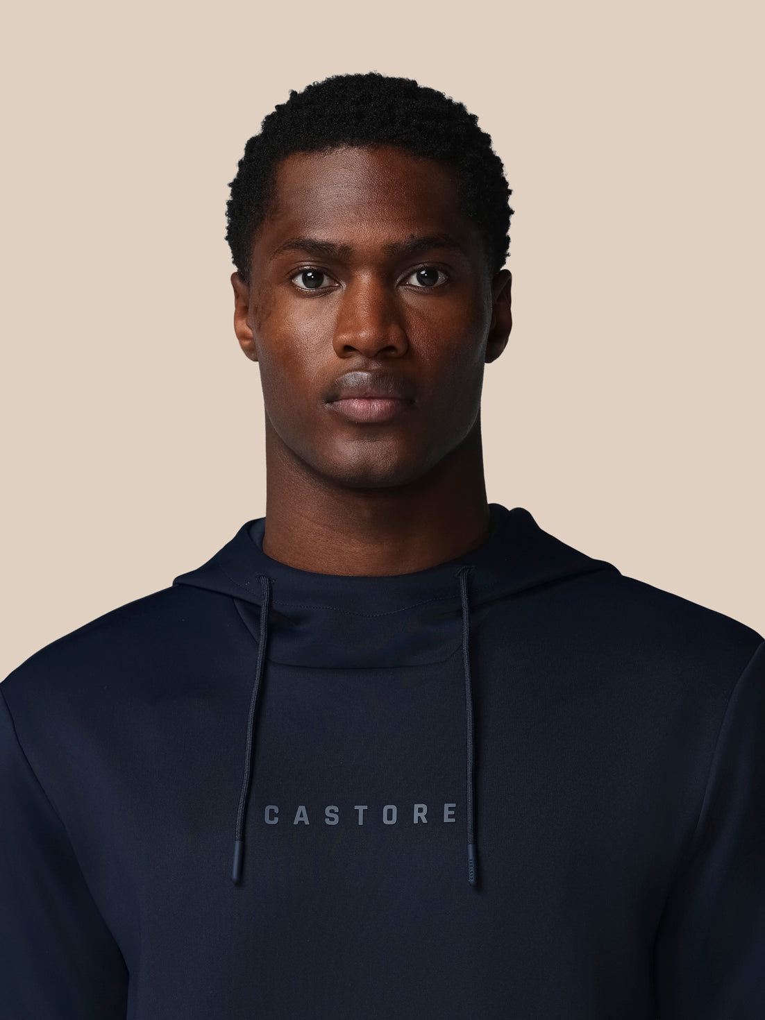 Heren Flex hoodie met lange mouw – marineblauw - Marineblauw