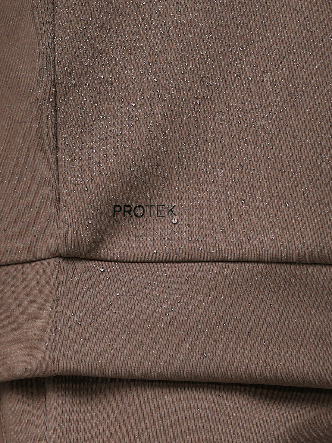 Heren Flex sweatshirt met lange mouw en kwartrits – Deep Taupe - Diep taupe