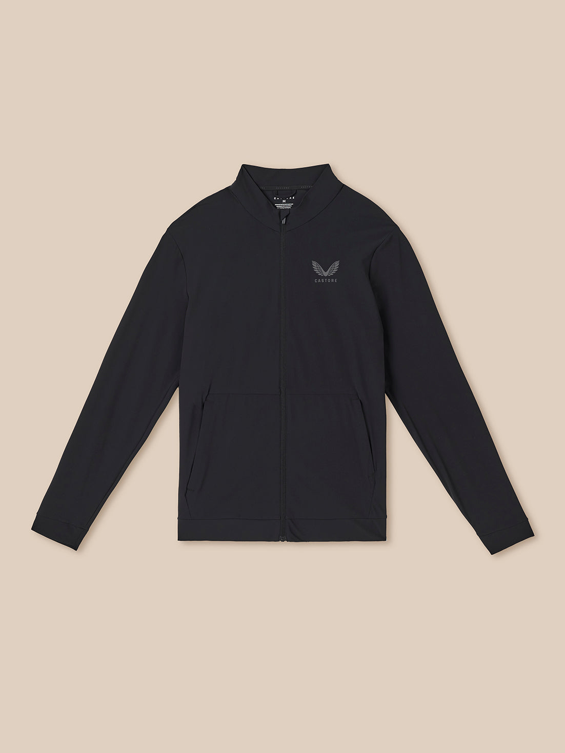 Chaqueta técnica de entrenamiento Flex de manga larga de hombre – Negro - Negro
