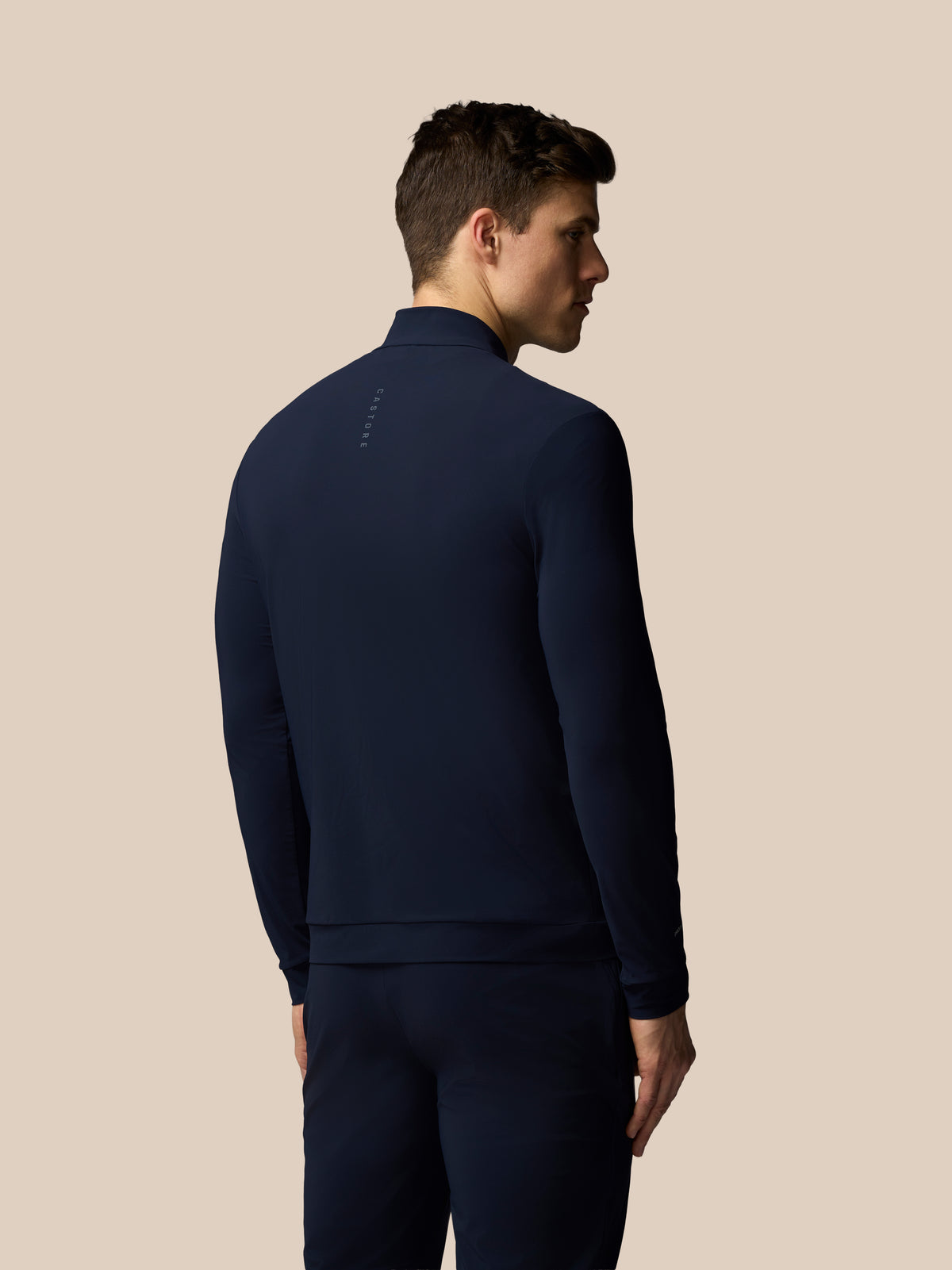 Chaqueta técnica de entrenamiento Flex de manga larga de hombre – Azul marino - Azul marino