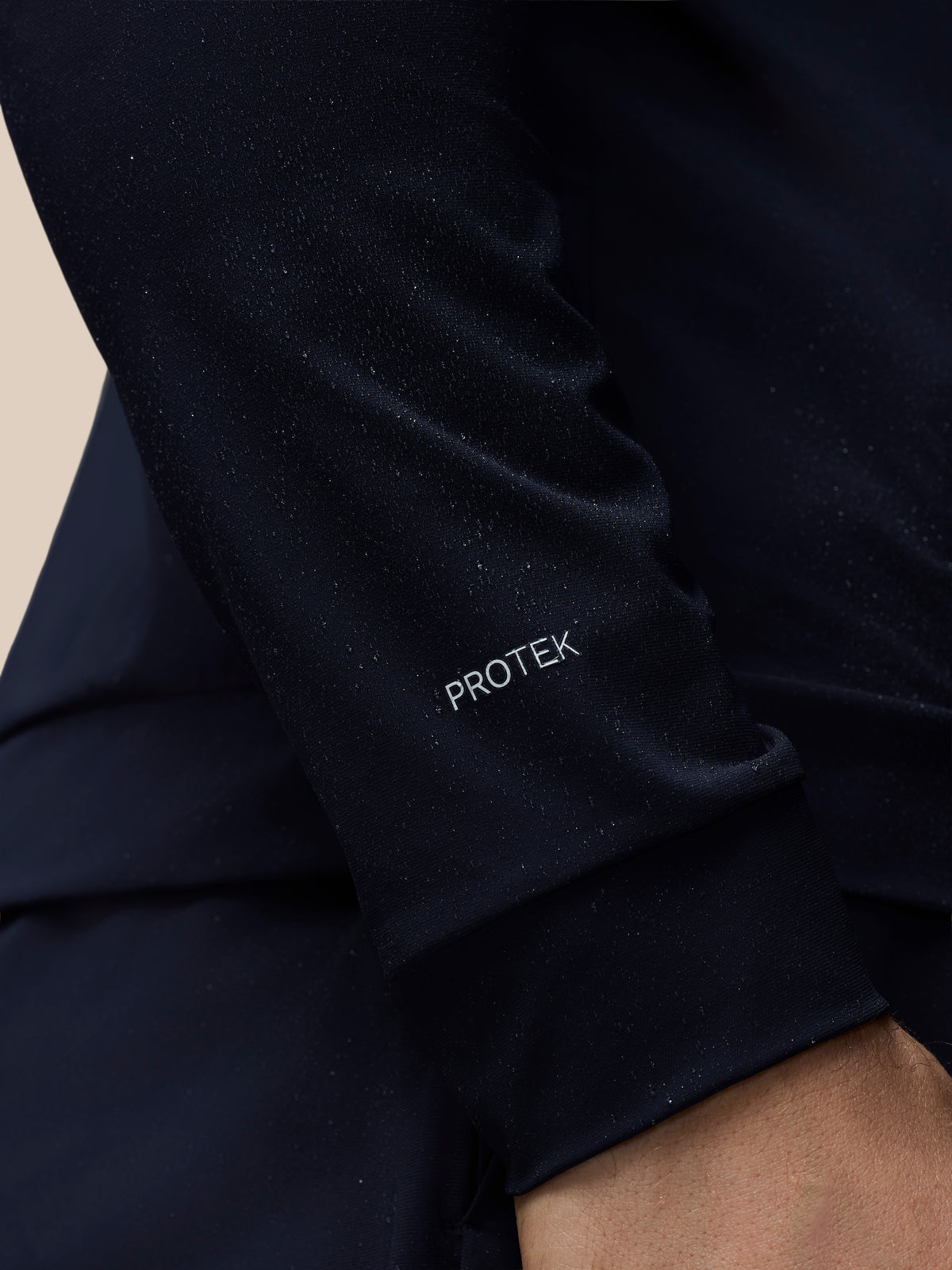 Chaqueta técnica de entrenamiento Flex de manga larga de hombre – Azul marino - Azul marino